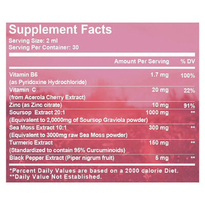 Health Glow Soursop Graviola Extract Liquid Drops Immune Support