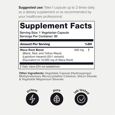 ProMaca Ultra Concentrated Maca Root Capsules