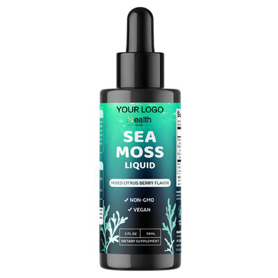 HealthGlow Sea Moss Liquid + Organic Sea Moss Extract Drops