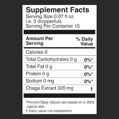 OEM ODM Factory Chaga Extract Liquid Supplement for Adults