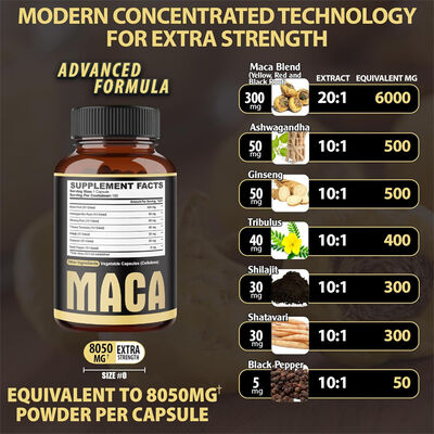 OEM Maca 7-in-1 – Extra Strength Formula – Advanced Adaptogen Support