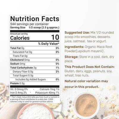 OEM Organic Maca Powder – Gelatinized Premium Grade – Culinary Versatility