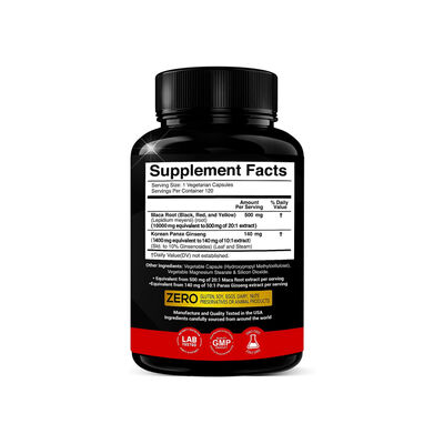 OEM Maca + Ginseng Force 2.0 – Ultra Concentrated Adaptogen Duo