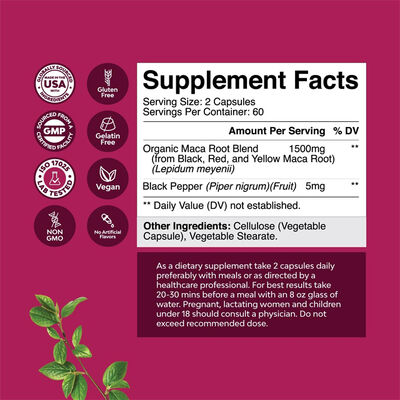 OEM Women's Maca Root Complex – Tri-Color Formula – Energy & Performance