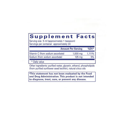 Health Glow Liposomal Vitamin C Liquid – Potent Immunity Elixir with Enhanced Absorption (1000mg, 120ml/4 fl oz)