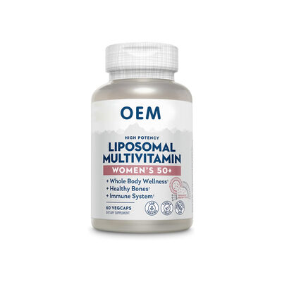 oem Multivitamin Oral Tablet Antioxidant Supplements For Women 50+ 60 Veg Caps
