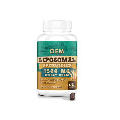 60 Softgels Spermidine Capsules Supplement 1500mg With Wheat Germ Extract