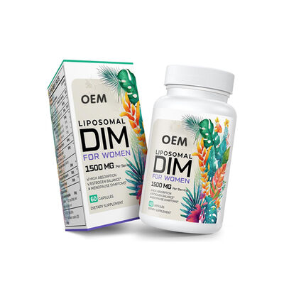 OBM Liposomal DIM vitamin d Oral Supplement For Women 1500mg 60 Capsules