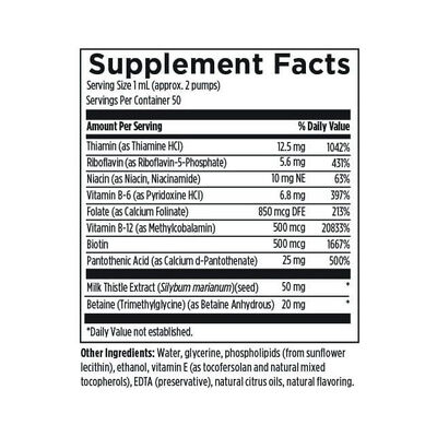 Liposomal Complex Vitamin B Oral Spray Liquid Dietary Supplement 1.7oz