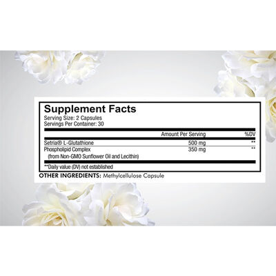 Liposomal Antioxidant Glutathione Oral Tablets Antioxidant 60 Capsule For Radiant Health Detox