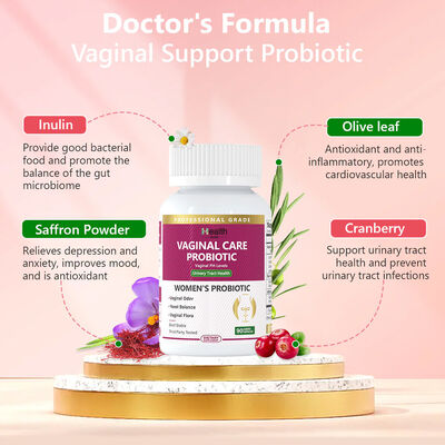 60-Count Vaginal Care Probiotic Capsules for Women pH Balance