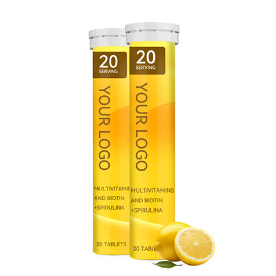 Vitamin C Effervescent Tablets 500mg/1000mg Customizable for Immunity Support