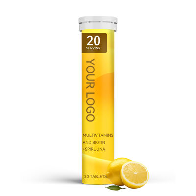 Vitamin C Effervescent Tablets 500mg/1000mg Customizable for Immunity Support