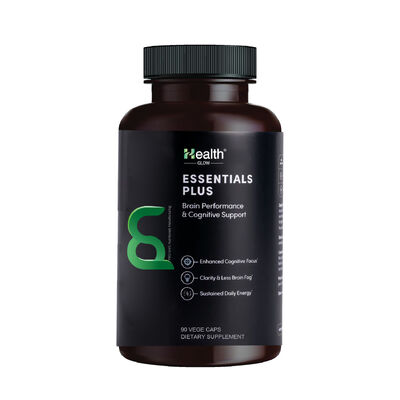 Vegan Cognitive Capsules with Clinically-Studied Ingredients for Enhanced Focus & Clarity