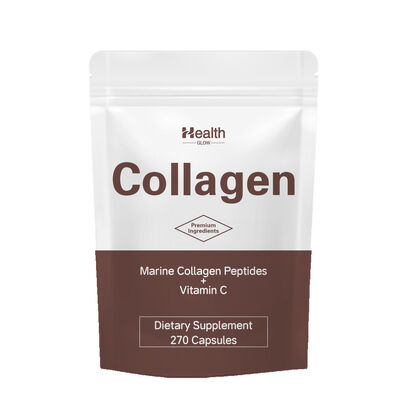 Collagen Marine Peptides Vitamin C 270 viên nang hỗ trợ da và khớp 250mg-1000mg