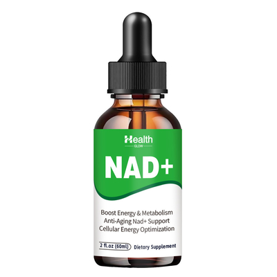 Custom NAD+ Drops Complex Anti Aging Supplement 2 Fl Oz For Adult Pharmaceutical Grade