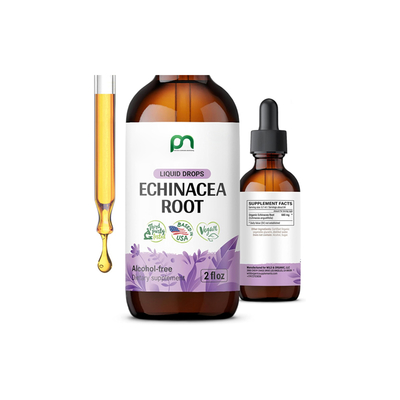 Alkoholfreie Immununterstützung Tropfen Flüssige Echinacea Ergänzung 680mg Glycerin