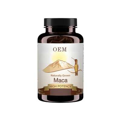 OEM High Potency Maca – 750mg Naturally Grown – Energy & Vitality