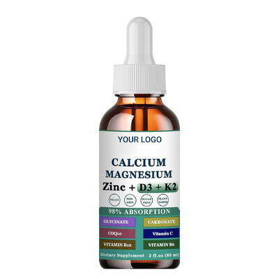 High Absorption Vegan Nutritional Supplement Liquid Drops with 60 Servings for Optimal Health