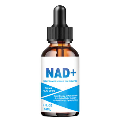 500mg NAD+ Supplement with Gluten-Free Formula and Customizable Dosage for Anti-Aging and Cellular Energy Boost