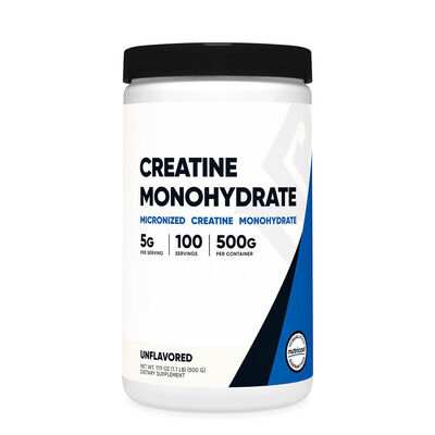 FDA Approved Vegan Micronized Creatine Monohydrate Powder in 500g Container for Muscle Support