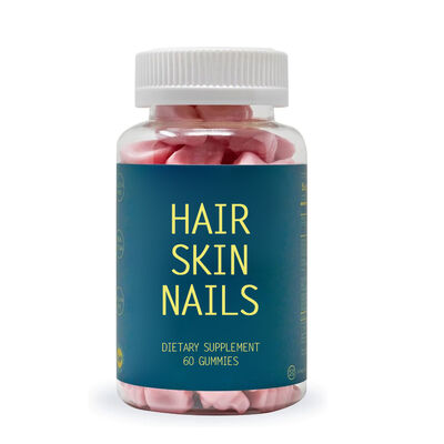 Customized Formula Low Sugar Fruit-flavored Gummy Vitamin Supplements for Hair Skin Nails